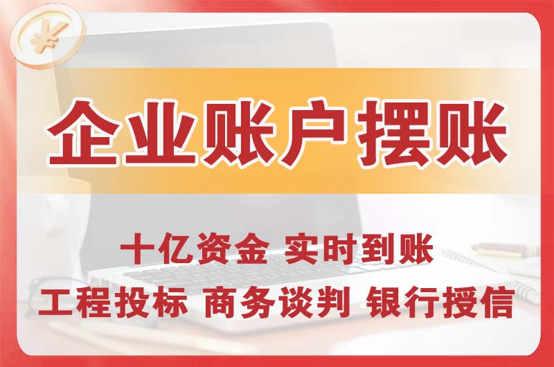 麻章企业账户摆账